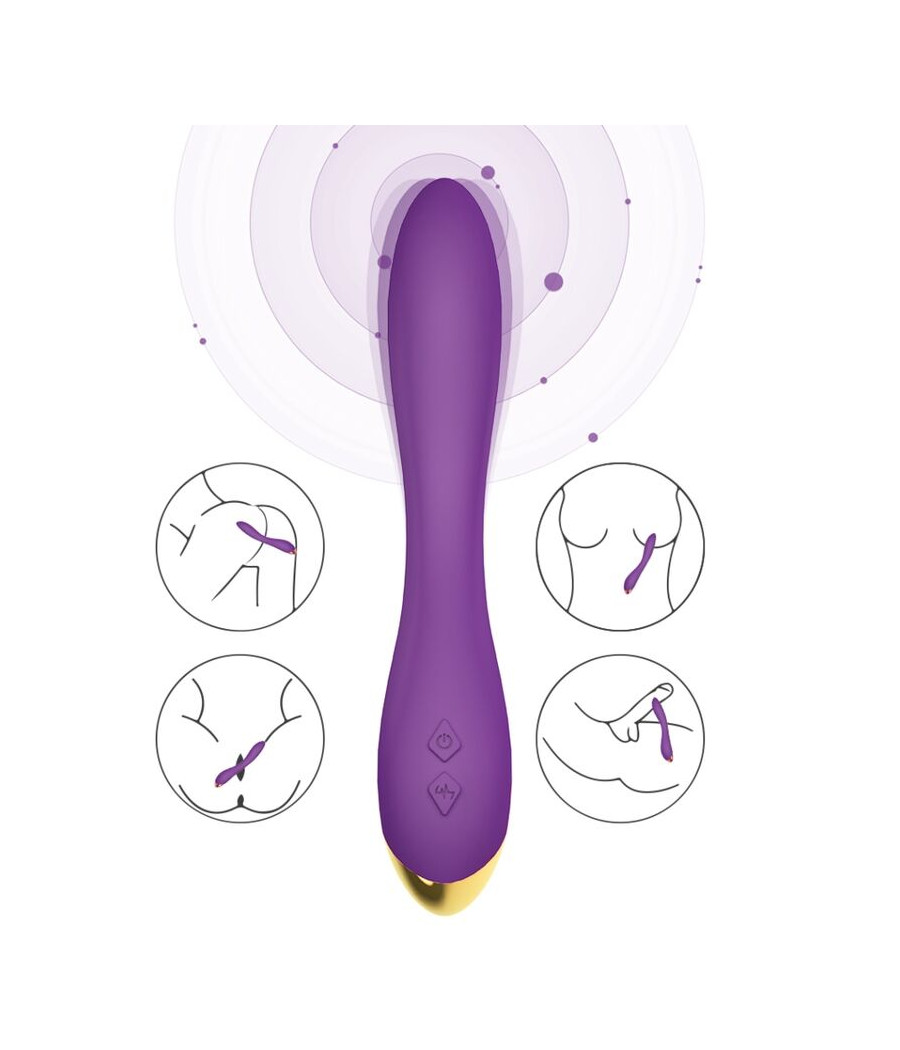 ARMONY - FLAMINGO VIBRADOR MULTIPOSICION VIOLETA