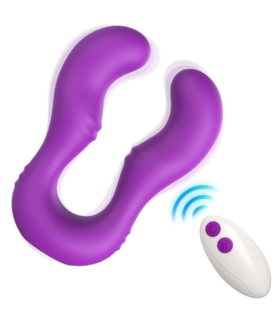 ARMONY - VIBRADOR SERAPH DUPLO CONTROLE REMOTO ROXO