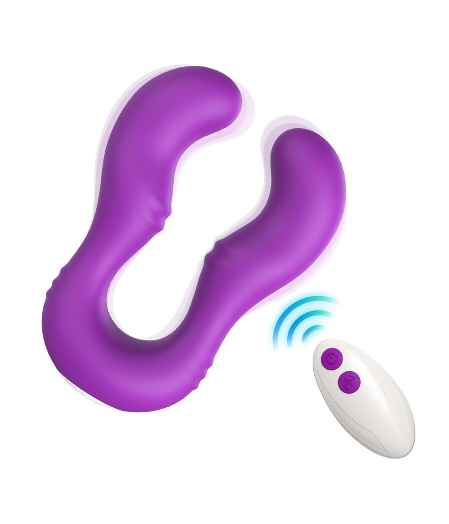 ARMONY - VIBRATEUR SERAPH DOUBLE TÉLÉCOMMANDE VIOLET