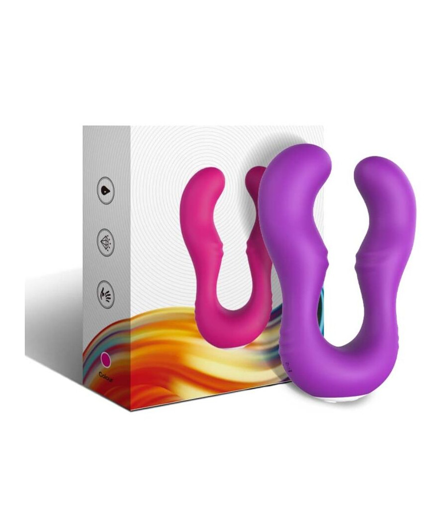 ARMONY - VIBRATEUR SERAPH DOUBLE TÉLÉCOMMANDE VIOLET