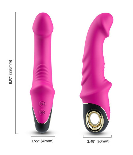 ARMONY - JOYBLADE DILDO VIBRATORE ROTATORE FUCSIA