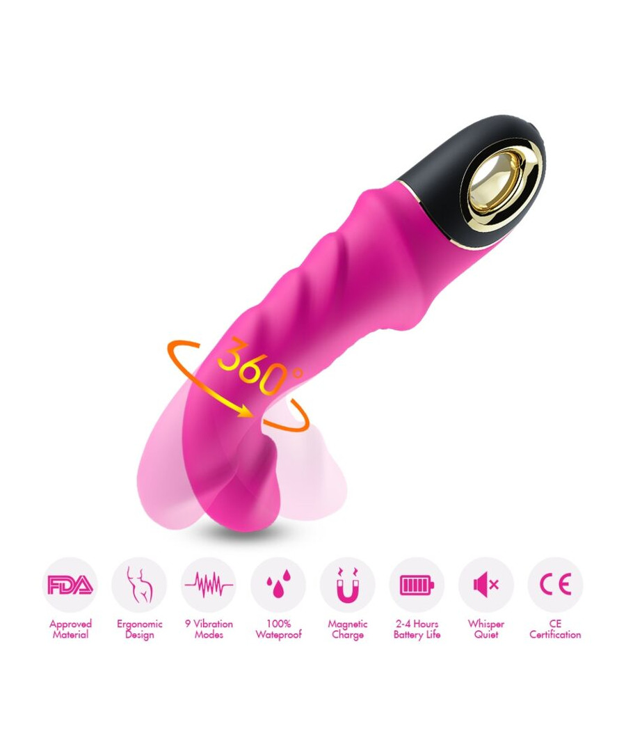 ARMONY - JOYBLADE DILDO VIBRADOR ROTADOR FÚCSIA