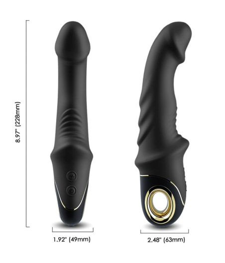 ARMONY - ROTATORE VIBRATORE DILDO JOYBLADE NERO