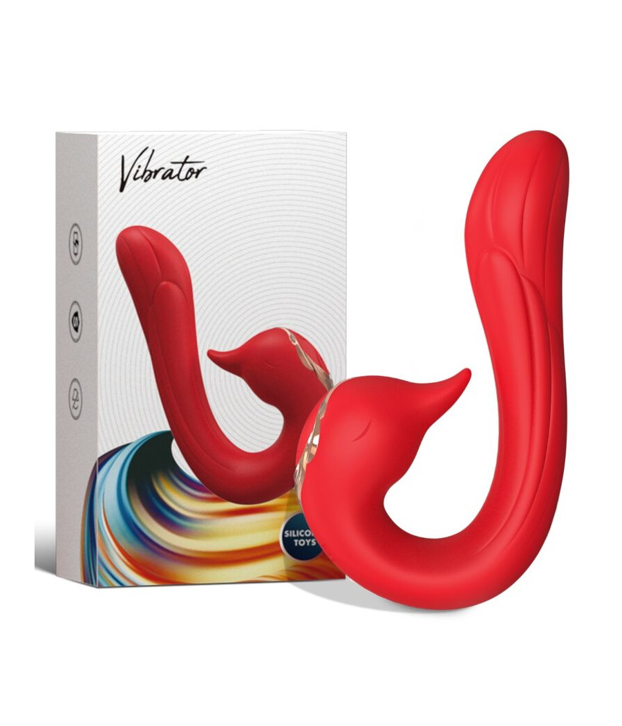 ARMONY - DELFIN VIBRADOR MULTIPOSICION & EFECTO CALOR ROJO