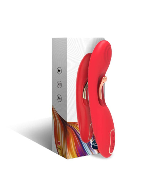 ARMONY - VIBRATOR WITH OSCILLATING TONGUE RED
