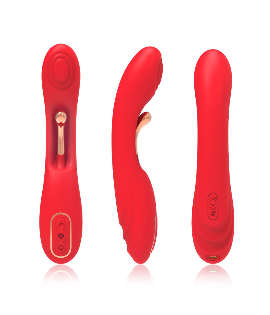 ARMONY - VIBRATORE CON LINGUA OSCILLANTE ROSSO