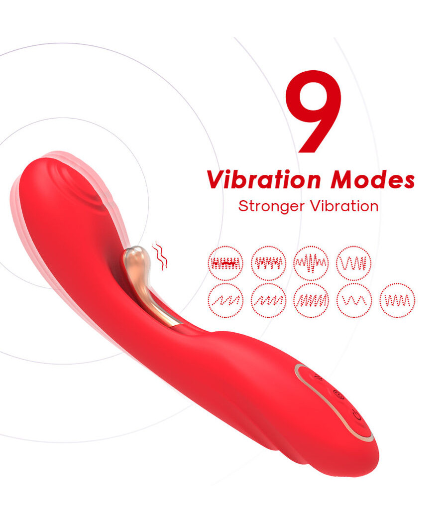 ARMONY - VIBRATEUR À LANGUE OSCILLANTE ROUGE