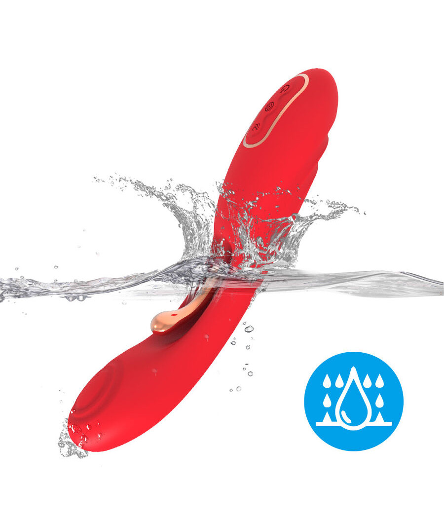 ARMONY - VIBRATOR MIT OSZILLIERENDER ZUNGE ROT