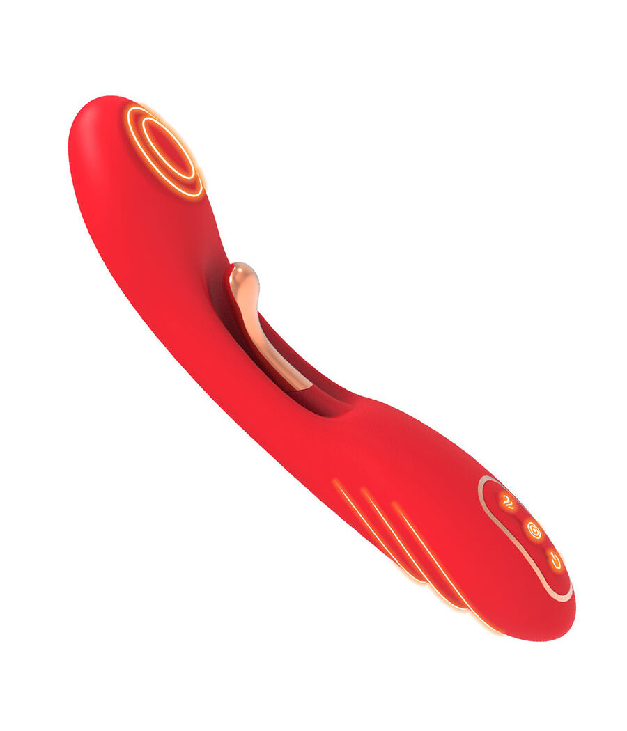 ARMONY - VIBRATEUR À LANGUE OSCILLANTE ROUGE