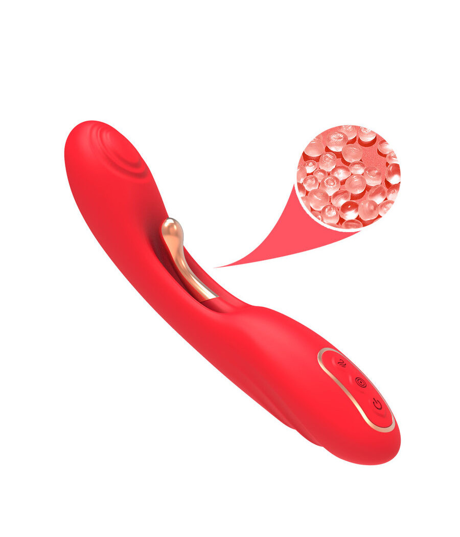 ARMONY - VIBRADOR COM LÍNGUA OSCILANTE VERMELHO