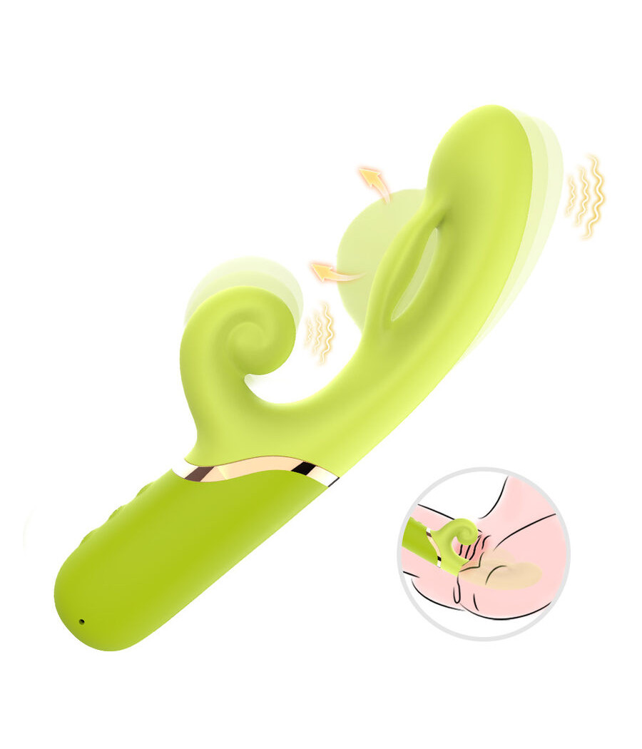 ARMONY - INFLABLE POINT A STIMULATEUR VIBRATEUR VERT