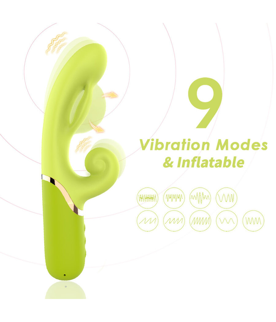 ARMONY - GONFIATORE PUNTO A PER STIMOLATORE VIBRATORE VERDE