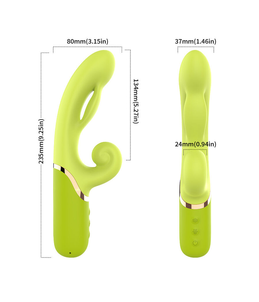 ARMONY - GONFIATORE PUNTO A PER STIMOLATORE VIBRATORE VERDE