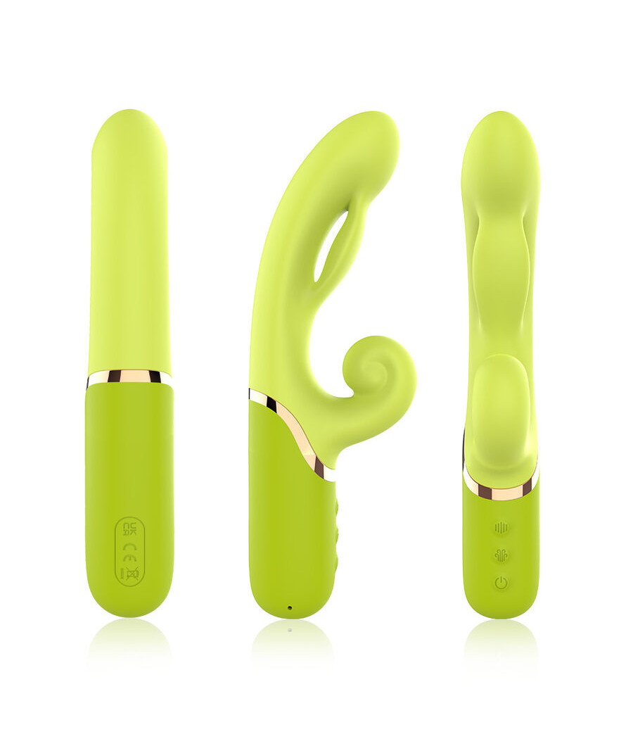 ARMONY - INFLABLE POINT A STIMULATEUR VIBRATEUR VERT