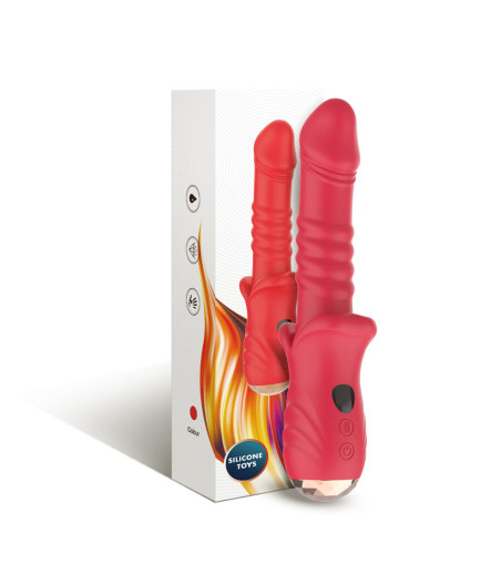 ARMONY - POINT A STIMULATING VIBRATOR DILDO RED