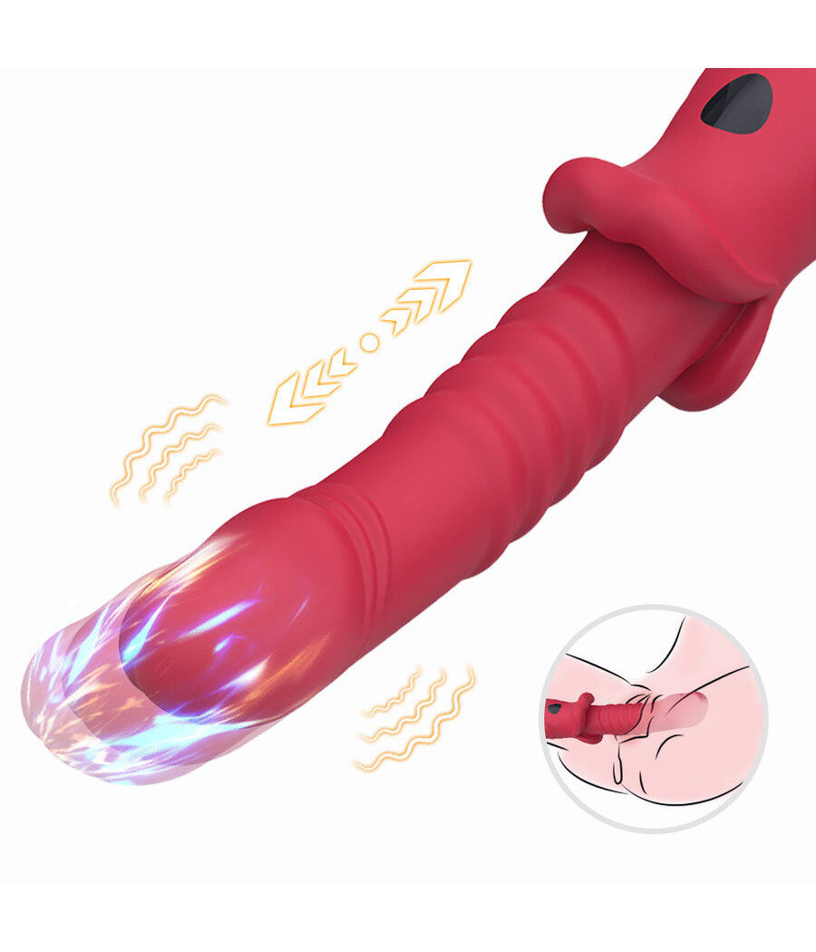 ARMONY - POINT A DILDO VIBRATORE STIMOLANTE ROSSO