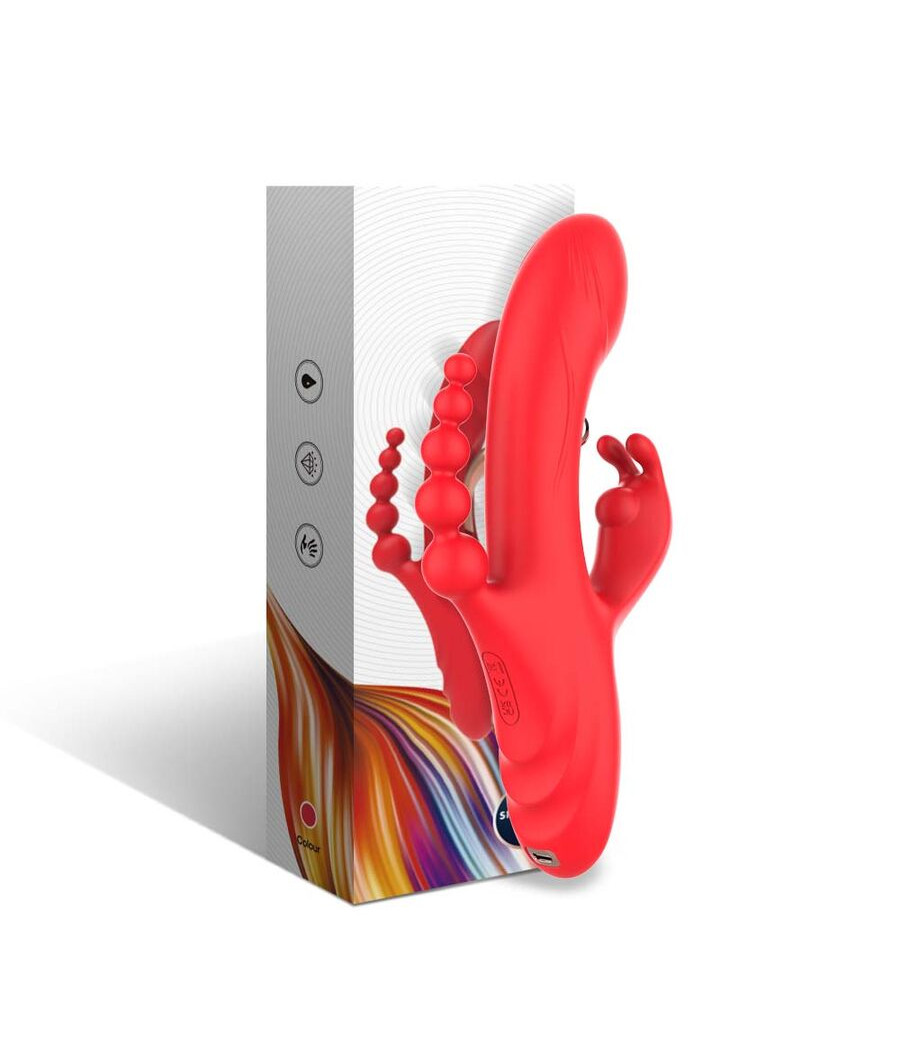 ARMONY - G-SPOT AND CLITORIS STIMULATOR VIBRATOR RED