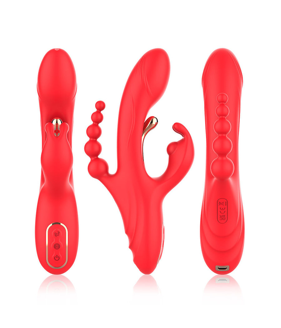 ARMONY - STIMULATEUR DE POINT G ET DE CLITORIS VIBRATEUR ROUGE
