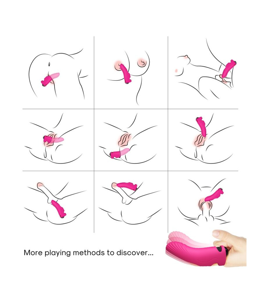 ARMONY - AURORA VIBRADOR DEDO FÚCSIA