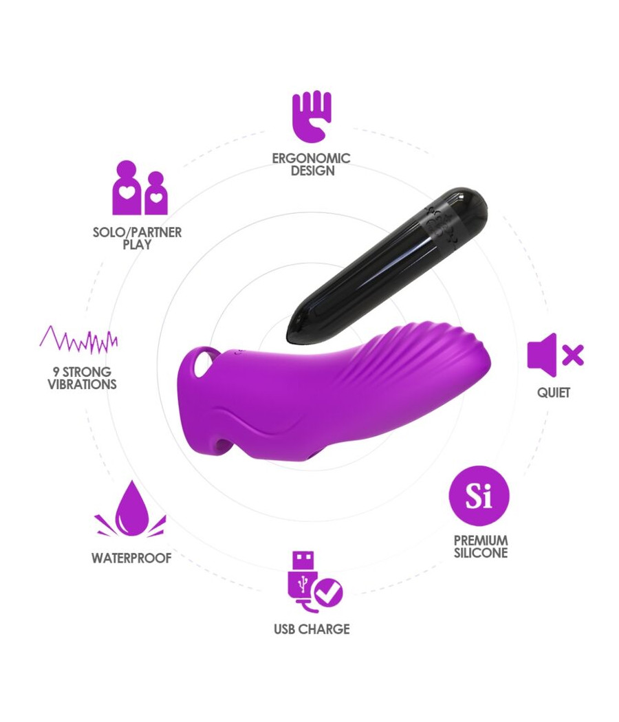 ARMONY - AURORA VIBRADOR DEDO FÚCSIA