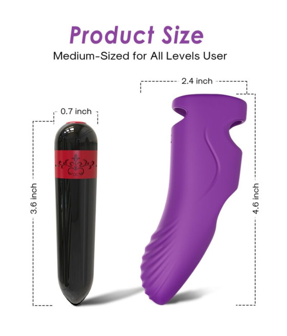 ARMONY - AURORA VIBRATOR FINGER LILA