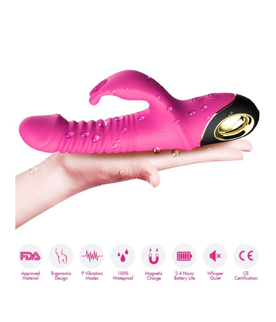 ARMONY - ZING DILDO VIBRADOR COELHO FÚCSIA