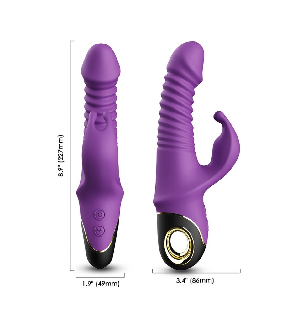 ARMONY - VIBRATORE ZING DILDO CONIGLIO VIOLA
