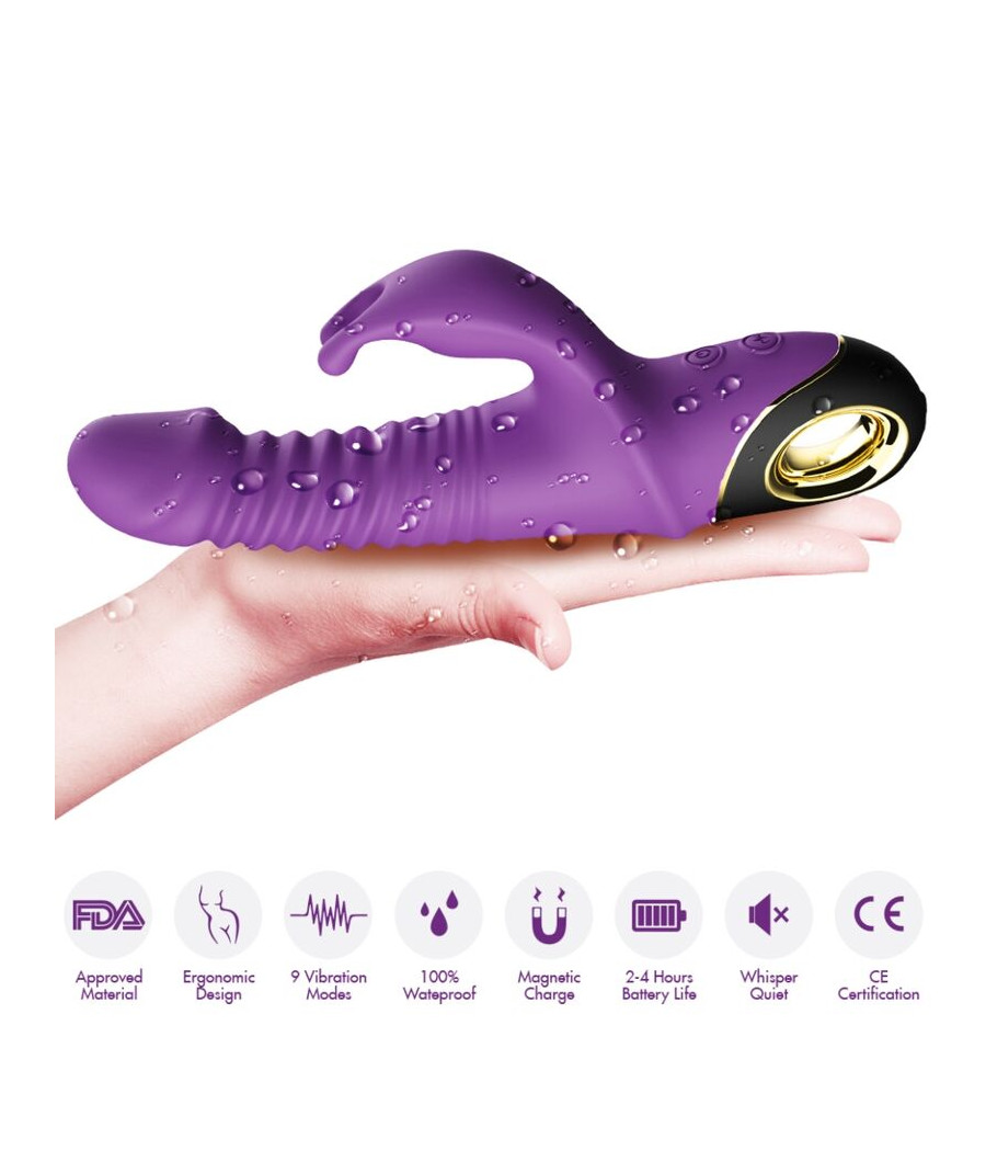 ARMONY - ZING DILDO VIBRADOR RABBIT VIOLETA