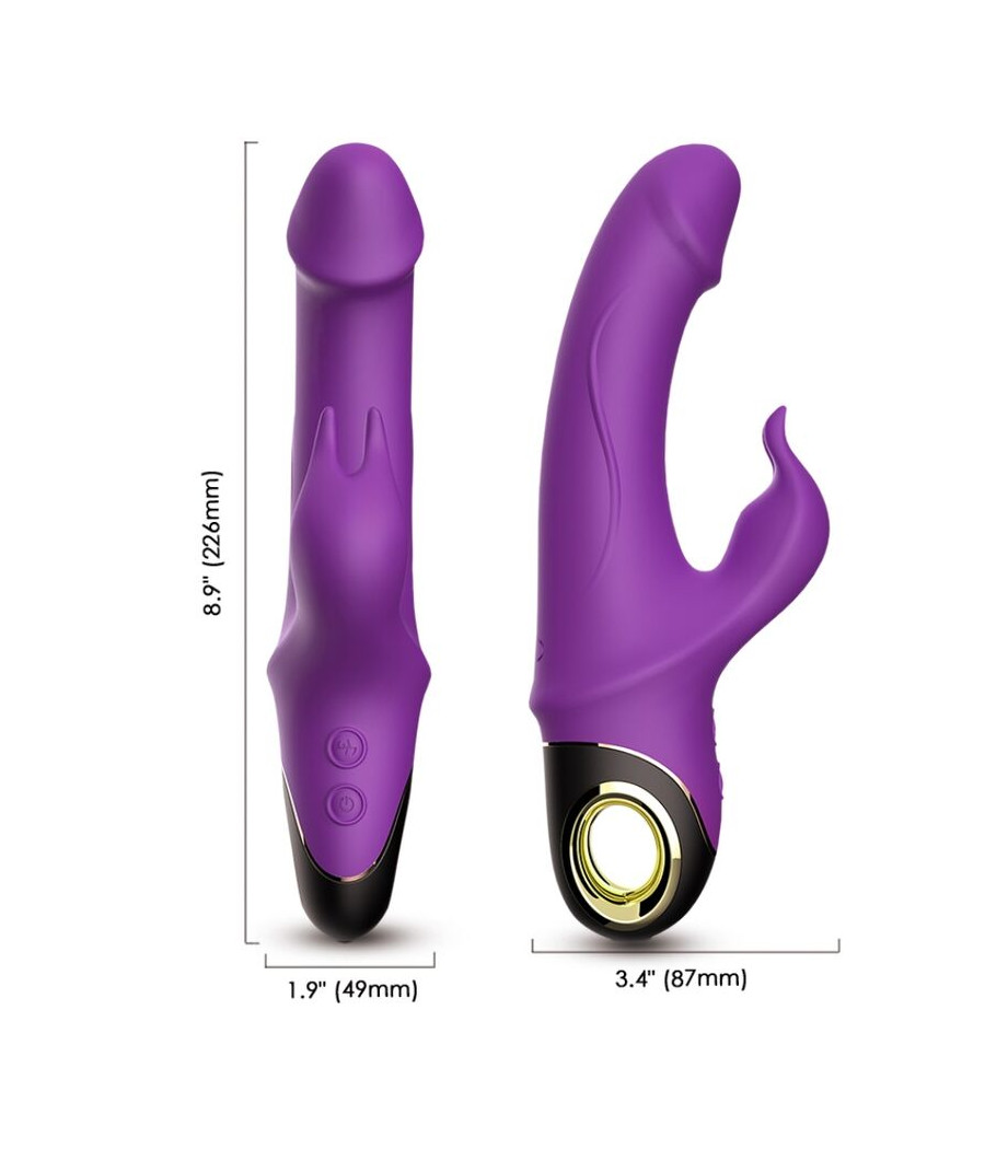 ARMONY - METEROR DILDO VIBRATOR RABBIT LILA