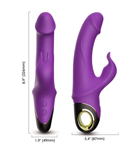 ARMONY - METEROR DILDO VIBRATOR RABBIT PURPLE