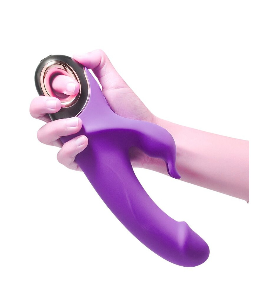 ARMONY - METEROR DILDO VIBRADOR RABBIT VIOLETA