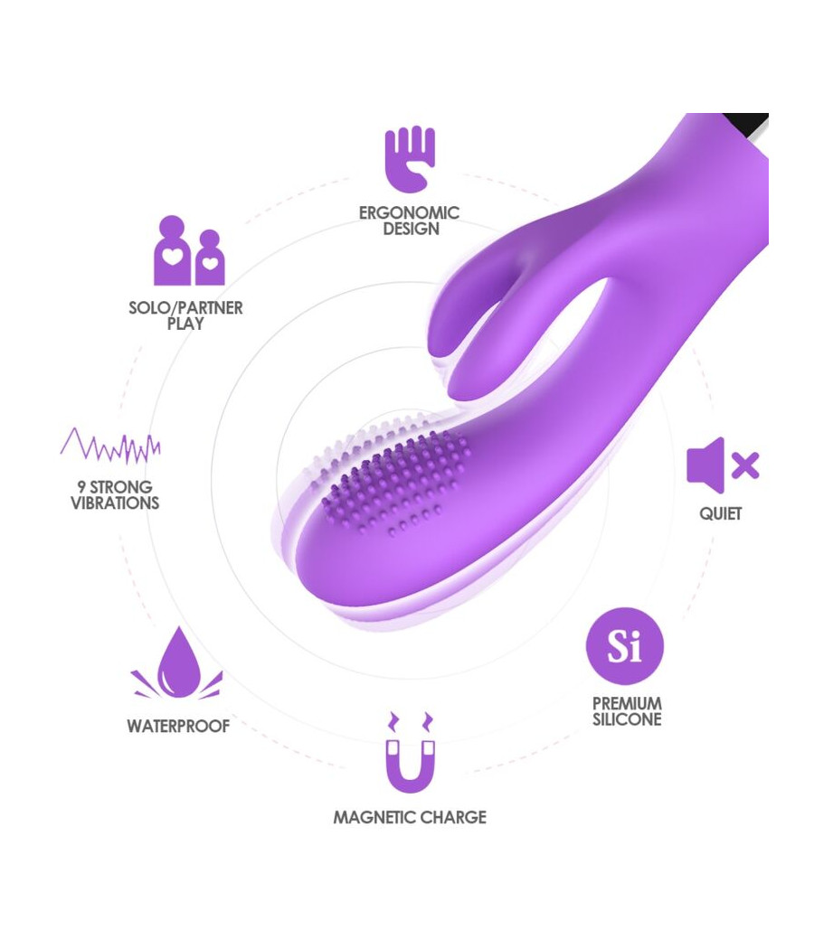 ARMONY - VIBRADOR COELHO ROXO
