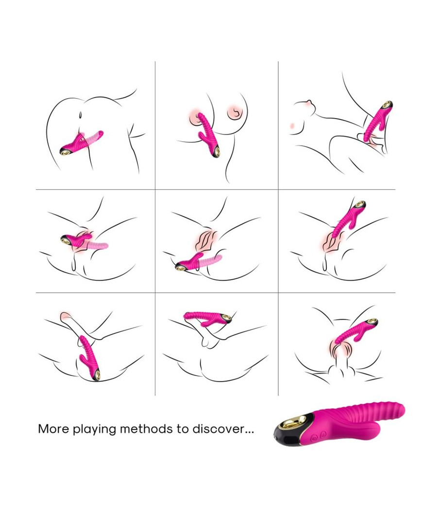 ARMONY - ETERNITY VIBRADOR SILICONA FUCSIA