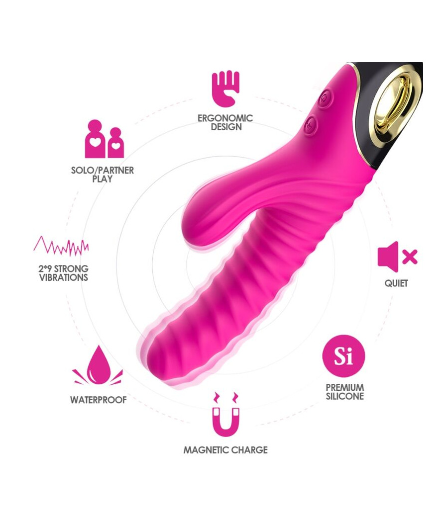 ARMONY - ETERNITY VIBRADOR SILICONA FUCSIA