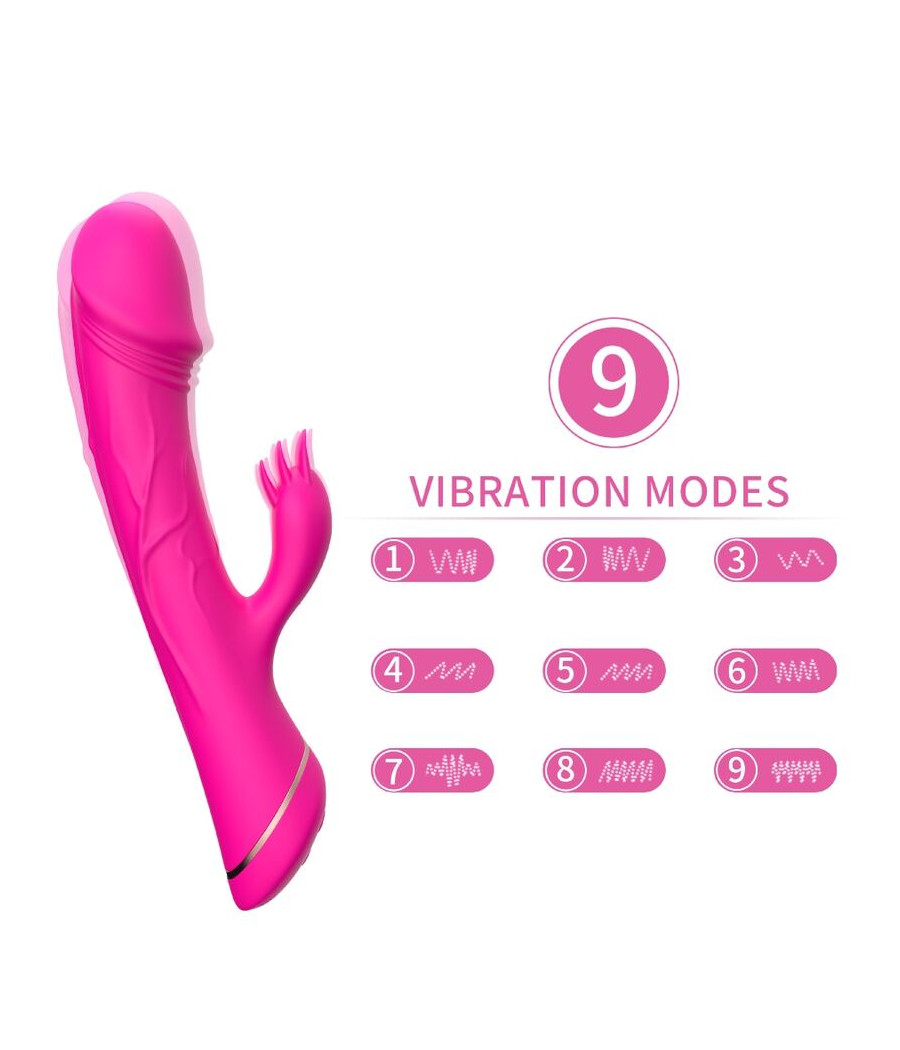 ARMONY - DILDO VIBRATOR KANINCHEN SILIKON FUCHSIA