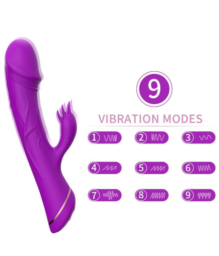 ARMONY - DILDO VIBRATOR RABBIT SILICONE PURPLE