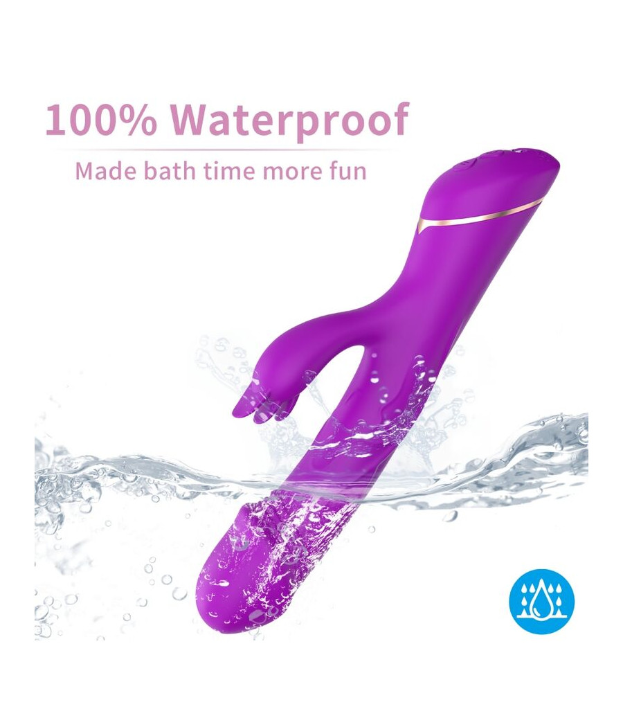 ARMONY - GODE VIBRATEUR LAPIN SILICONE VIOLET