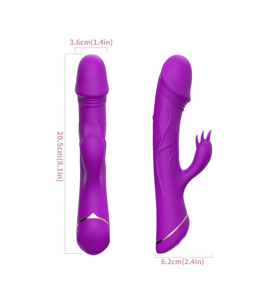 ARMONY - DILDO VIBRATOR RABBIT SILICONE PURPLE