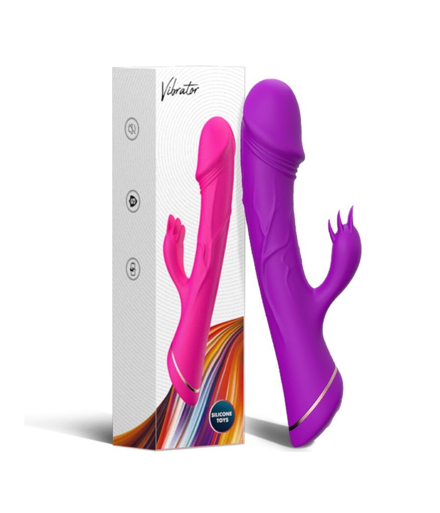 ARMONY - DILDO VIBRADOR RABBIT SILICONA VIOLETA