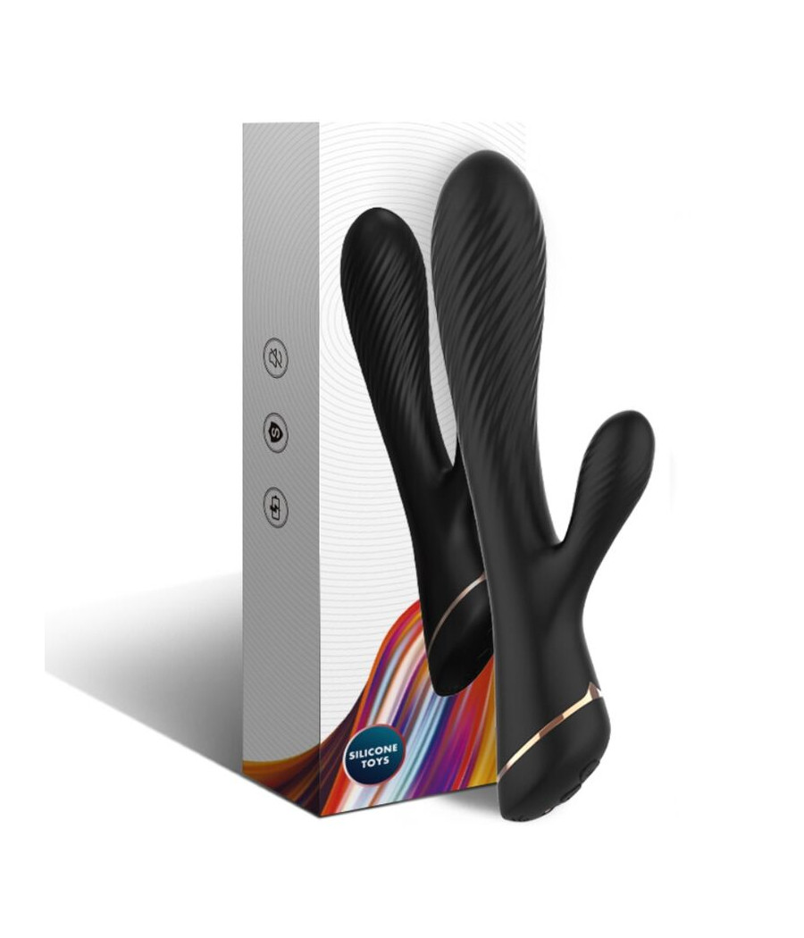ARMONY - VIBRADOR RABBIT SILICONA NEGRO