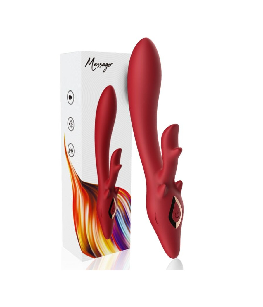 ARMONY - ELCH VIBRATOR KANINCHEN GEBOGEN ROT