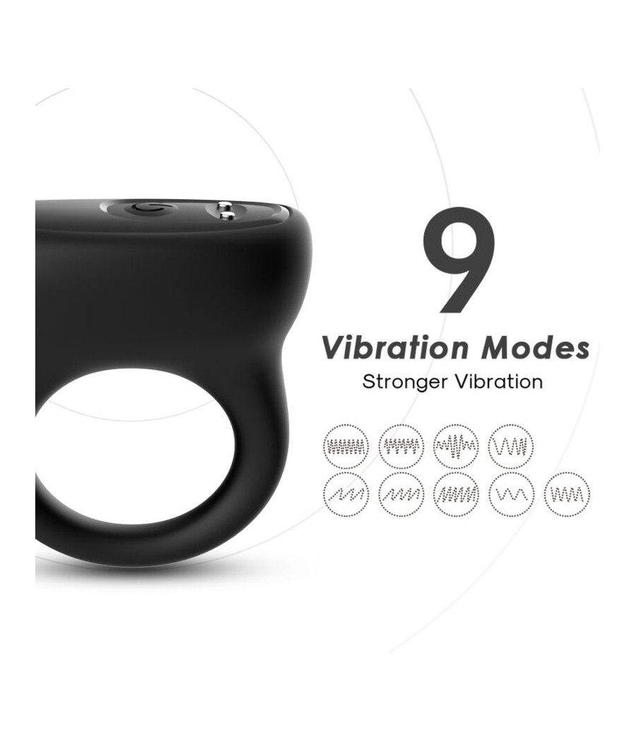 ARMONY - ANILLO VIBRADOR NEGRO