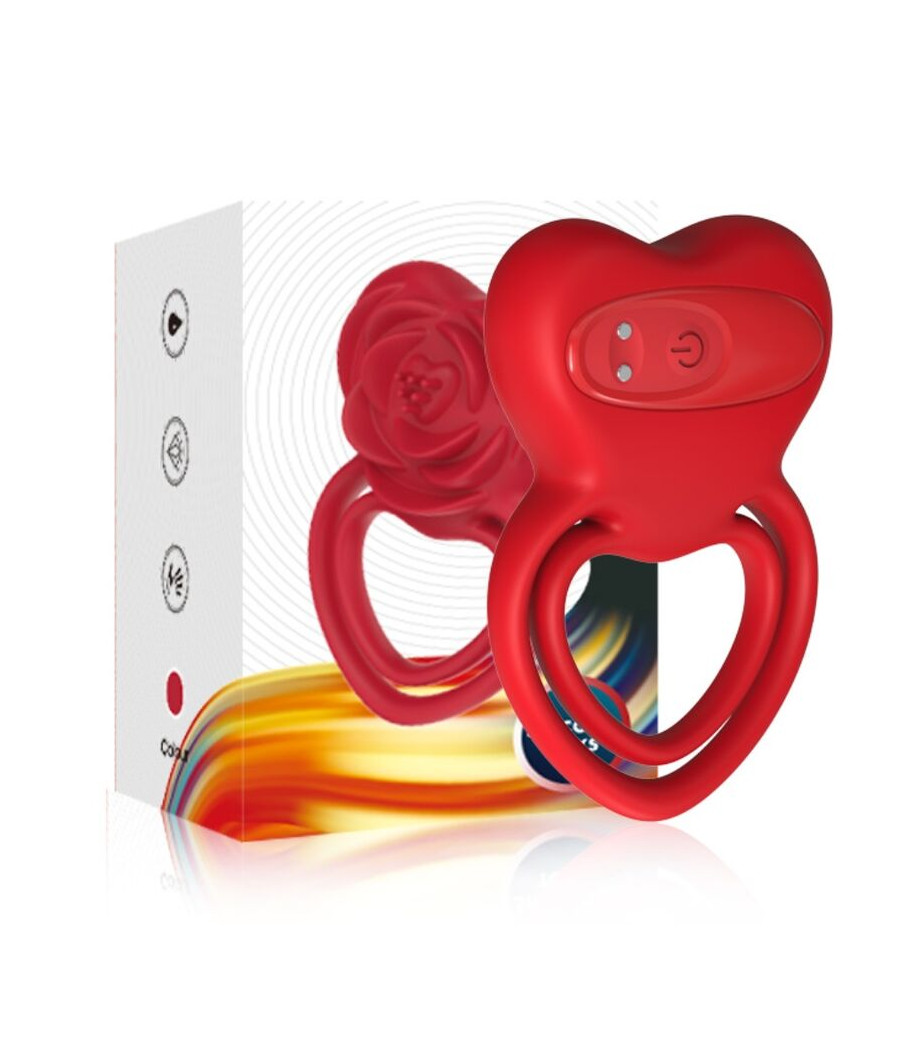 ARMONY - RINGVIBRATOR HERZ ROT