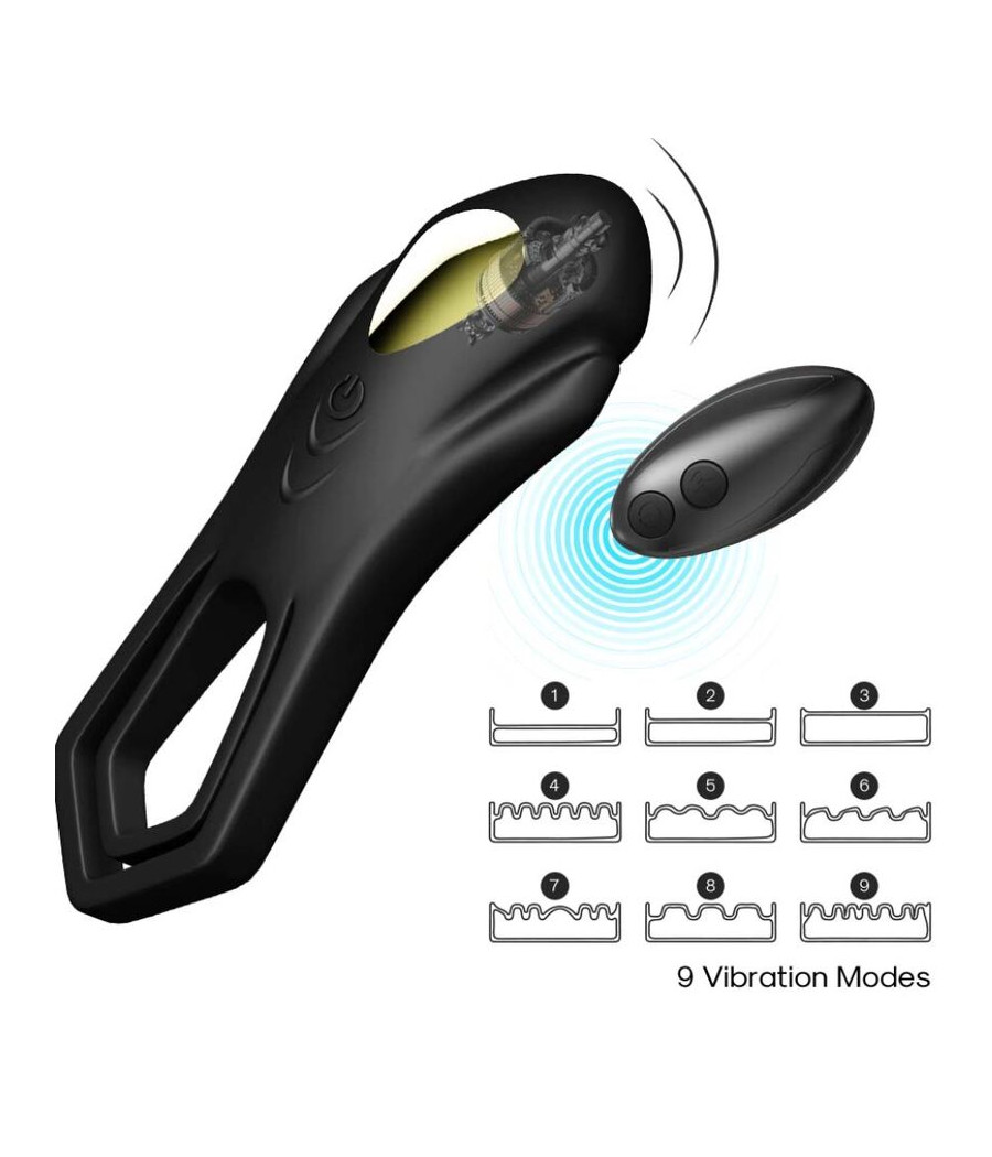 ARMONY - ROADSTER VIBRATOR DOUBLE RING REMOTE CONTROL BLACK