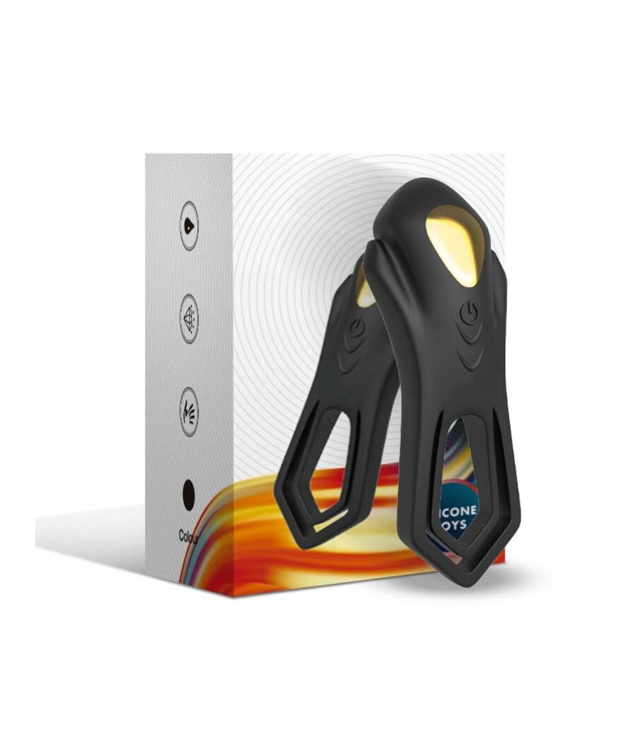 ARMONY - ROADSTER ANILLO VIBRADOR DOBLE CONTROL REMOTO NEGRO