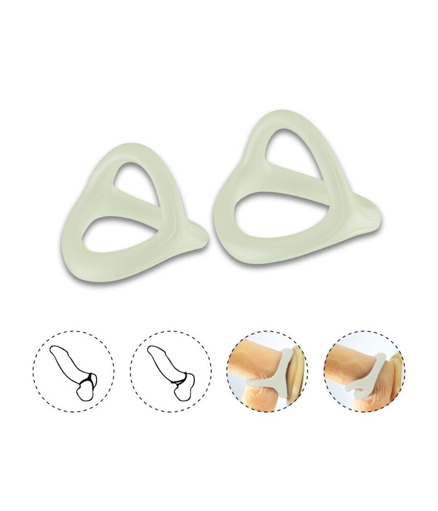ARMONY - BAGUE DOUBLE SILICONE TRESOR LUMINEUSE
