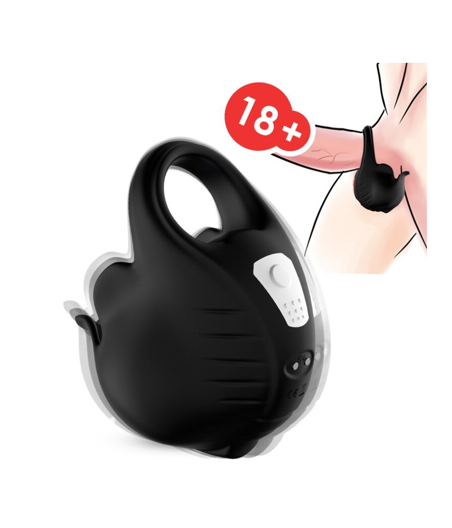 ARMONY - ANNEAU VIBRATEUR VENTOUSES NOIR