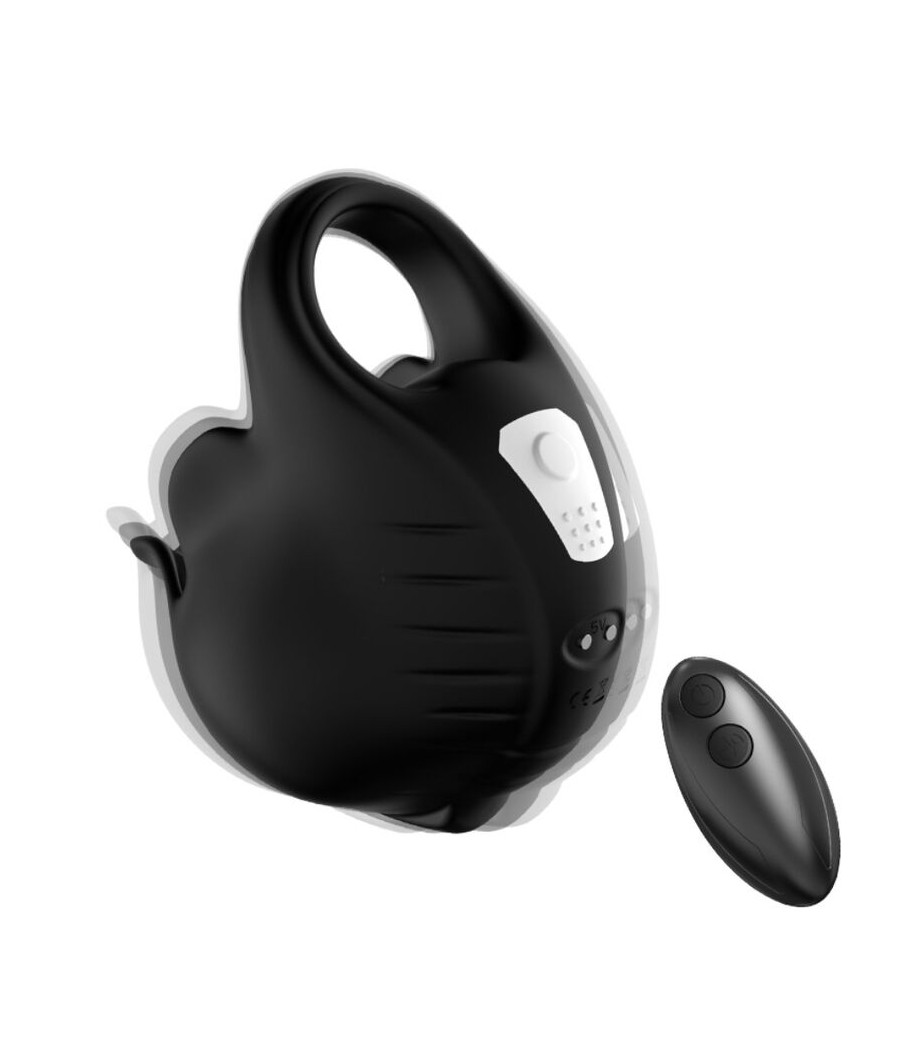 ARMONY - CUPPING ANILLO VIBRADOR CONTROL REMOTO NEGRO