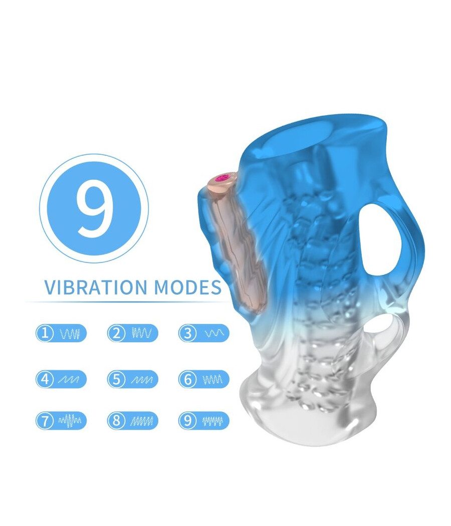 ARMONY - MASTURBATOR FINGER & VIBRATOR BLAUER GRADIENT