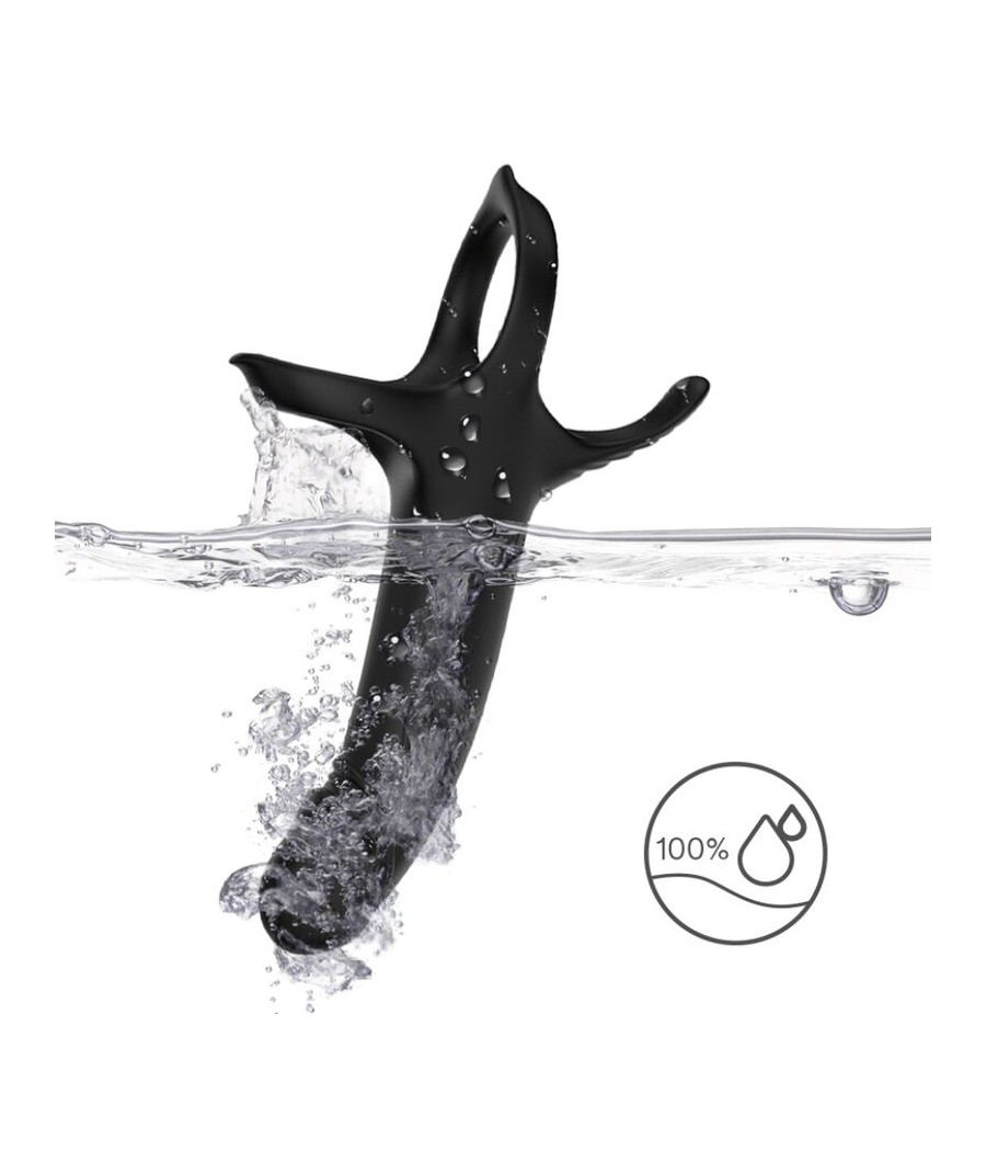 ARMONY - DILDO MIT RING & VIBRATOR SCHWARZ